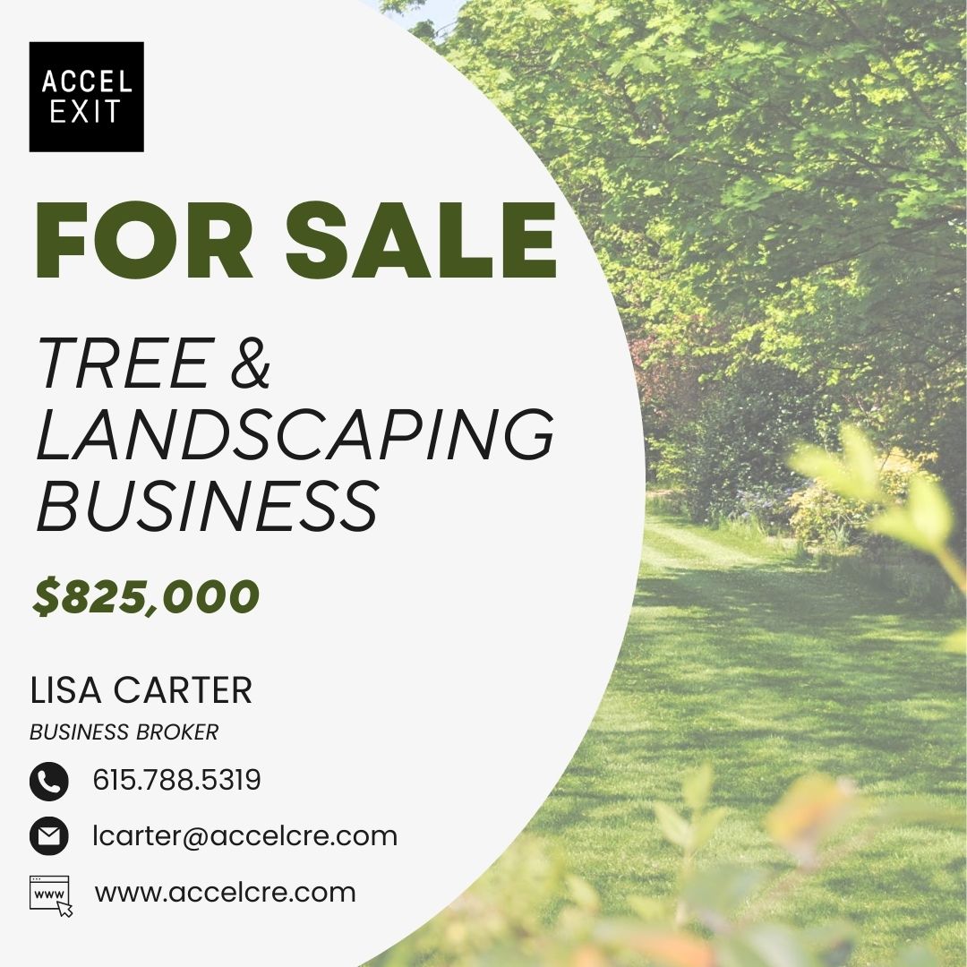 AccelExit's tweet photo. FOR SALE - TREE &amp; LANDSCAPING BUSINESS 🌲

Priced at $825,000
-
This company was established twenty-two years ago and has demonstrated YOY growth and market success. 
-
#cre #landscaping #businessbroker #accelexit #exitadvisors https://t.co/Pw6C9ZpzFr