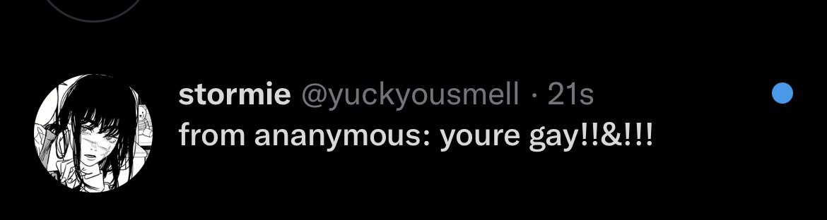 Whoever sent this anonymous message: I will find you.