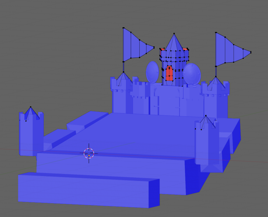 usakonpota's tweet image. ゼンマイ仕掛けの城をつくるとかしている #blender #ClockworkKnight