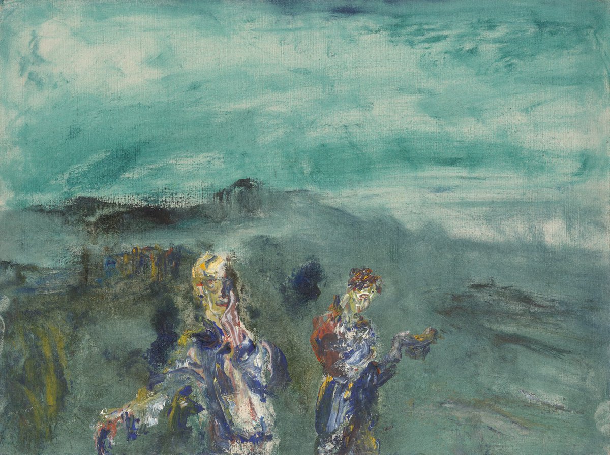 aic_modernart's tweet photo. Jack Butler Yeats, Roadsters Old and Young, 1956 #modernart #jackbutleryeats https://t.co/NmmpHrWBzb https://t.co/SqHDihbKCl