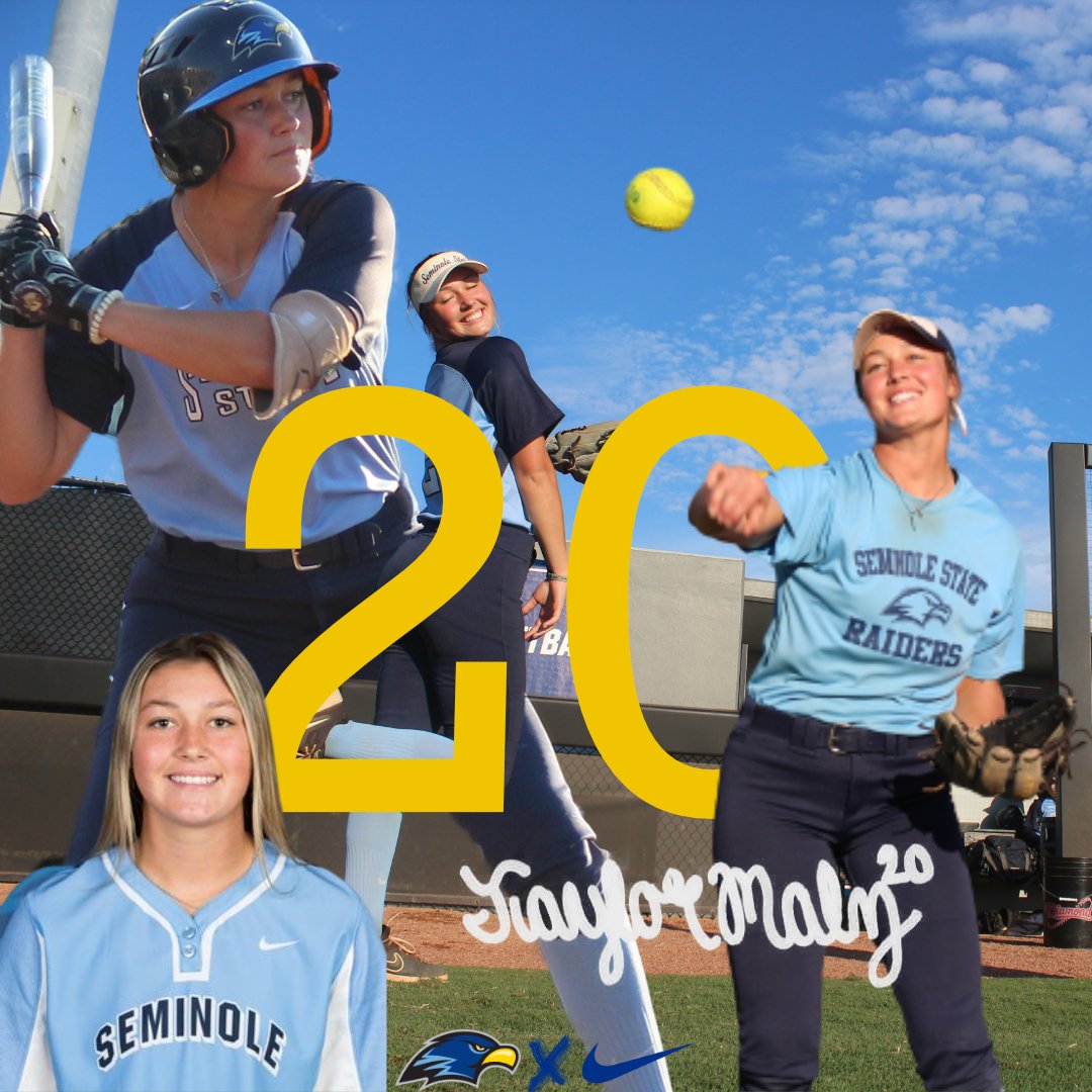 SeminoleStateSB's tweet photo. We are only 20 days away from our first games in Clearwater, Fl!!

Meet #20, sophomore, Taylor Malz. Malz is a utility player who is from Seminole, Fl

@MalzTaylor 

#Team29 #BuildingRaiders https://t.co/gh2opx39kP