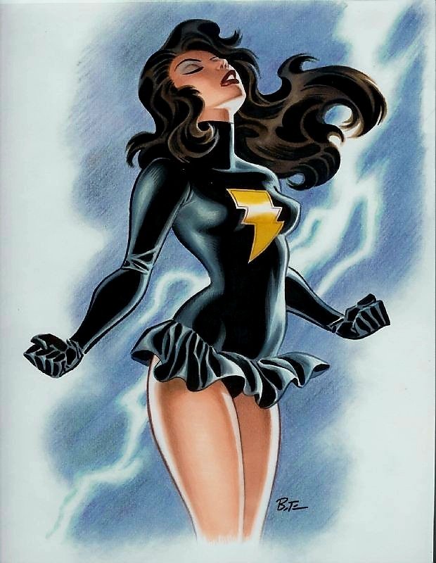 AwesomeArtwork's tweet photo. Evil Mary Marvel by Bruce Timm https://t.co/LSdIhi2YgM