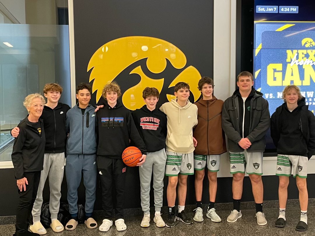 Thanks Diane for the amazing tour around carver arena! You definitely have some new Hawkeye fans! <a href="/IowaHoops/">Iowa Men’s Basketball</a> <a href="/OSACrusaders/">OSA Crusaders</a>