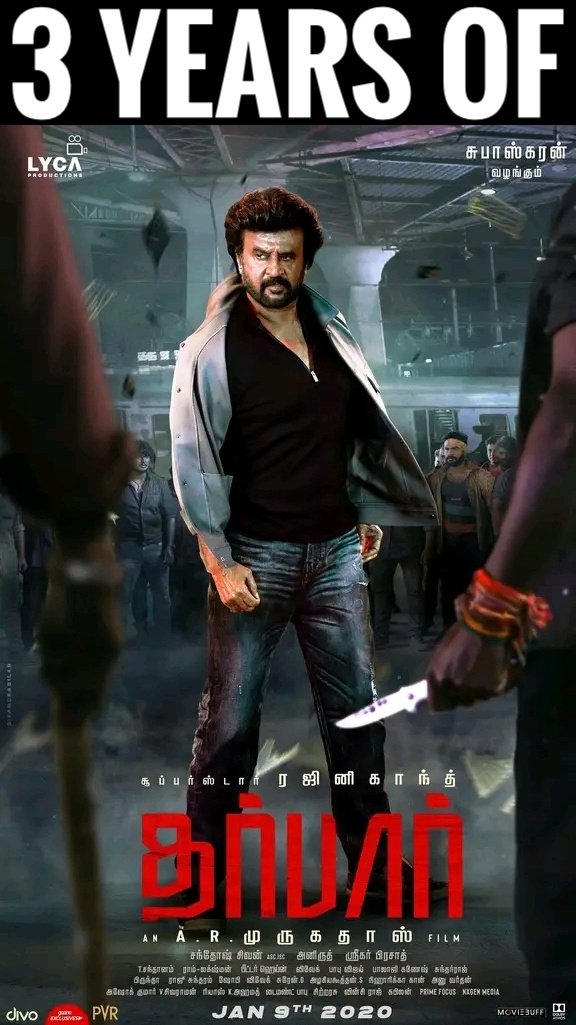 devageetham5555's tweet photo. ഇതുക്ക് പേർ താൻ തലൈവർ അതിരടി .. .
#3YearsOfDarbar
#Rajinikanth  #Nayanthara #SunielVShetty #ARMurugadoss
#AnirudhRavichander 
#Darbar #ദർബാർ
#DGCINIMAX https://t.co/dW4Xz8kT2Y