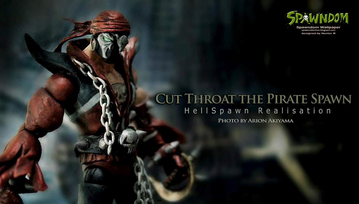 CustomsHunter's tweet photo. Cut Throat the Pirate Spawn Custom figure 
Photography by Akiyama Arion
#spawniverse #customactionfigures #customspawn #hellspawn #hunter_r_customs #mcfarlanetoys #spawn #spawnactionfigure #spawncustom #spawnfanart #spawnfigure #spawnmovie #spawnmovie1997 #toddmcfarlane #スポーン https://t.co/ybUHUB3G8Z