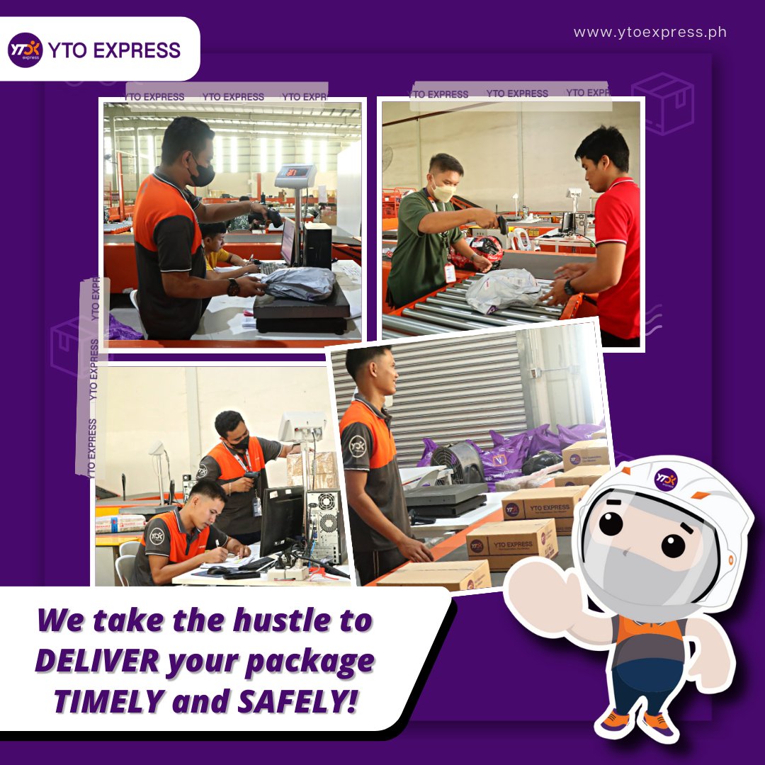 ytoexpressph's tweet photo. Our team is working hard to DELIVER your package TIMELY and SAFELY!

We will always strive to improve and to give you the best hassle-free deliveries that you and your customers deserve.💜

#worldclassservice #YTOExpressPhilippines #Expresspadala https://t.co/rTXBm2oHHh