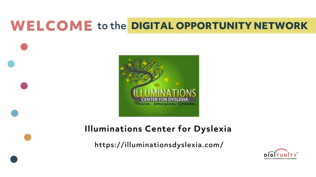 digitunity's tweet image. Digitunity welcomes Illuminations Center for Dyslexia to our Digital Opportunity Network. 

Learn more about Digitunity&apos;s Digital Opportunity Network at digitunity.org/get-involved/d….

#NonProfitNetwork #DyslexiaSupport #BridgeDigitalDivide