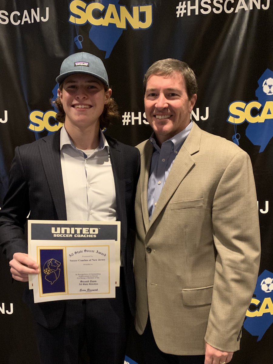 MFSAthletics's tweet photo. Congratulations to Jonah Bierig ‘24 who was named the 2022 @hsscanj Second Team All Non-Public South Goalkeeper at the #SCANJ Banquet today. #gofoxes https://t.co/fHsVJgMdYk