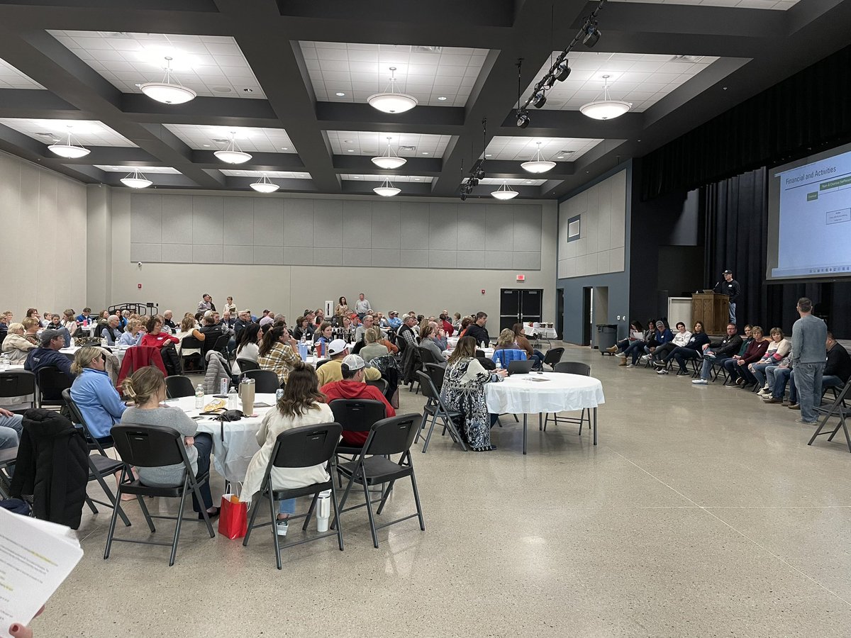 CattlemensBall's tweet photo. While planning has been happening behind the scenes for months, 2023 Cattlemen's Ball planning efforts were off and running this afternoon at the Pender Community Center! 

Thank you to the Weborg family members, the general chairs and all of the committee chairs for attending! https://t.co/MGioFThFhZ