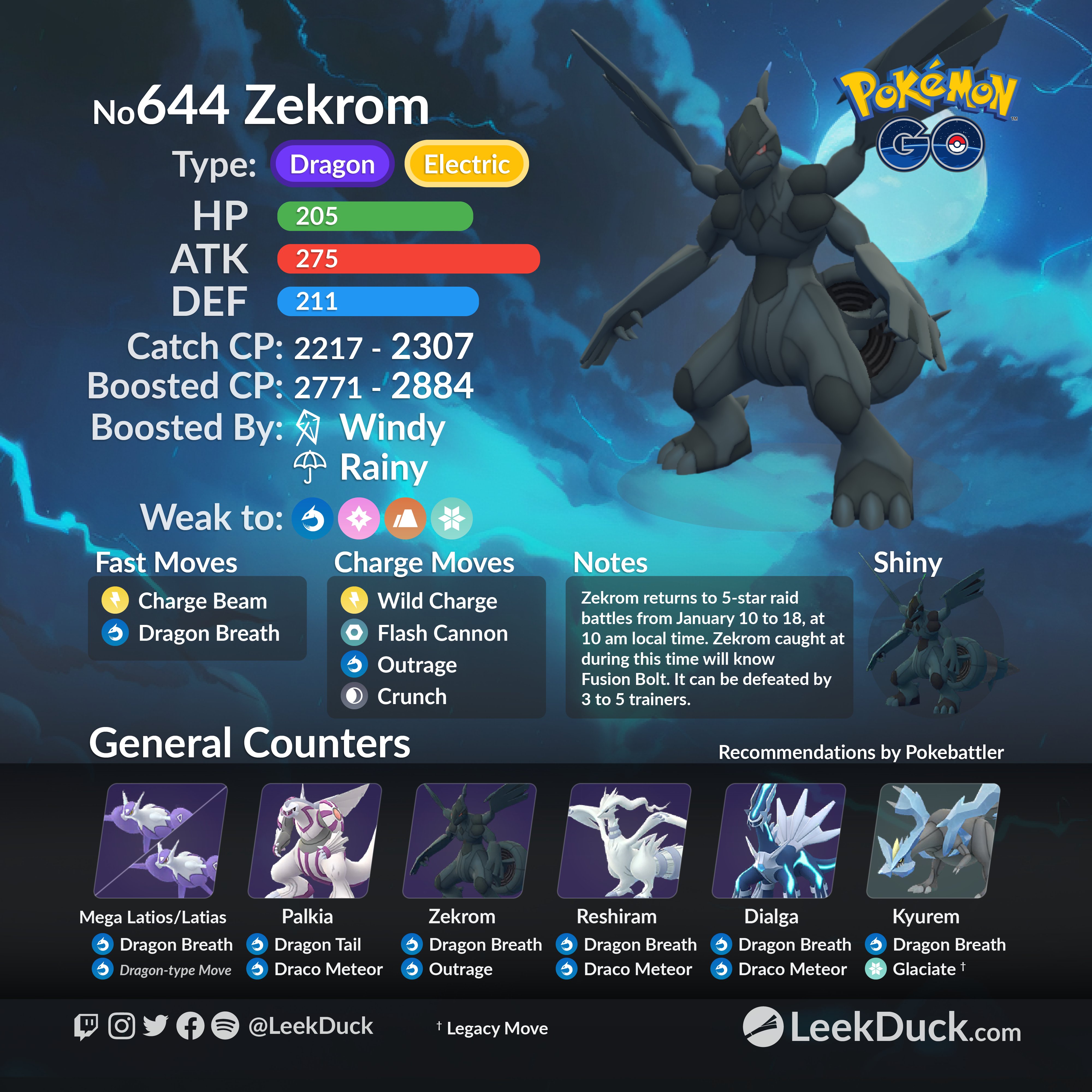 Zekrom Raid Guide : r/TheSilphRoad