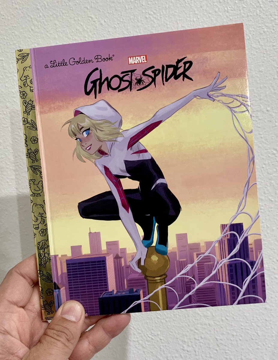 Mail call!  @MingjueChen ‘s awesome Spider-Gwen #LittleGoldenBook just arrived on my doorstep 🕷️