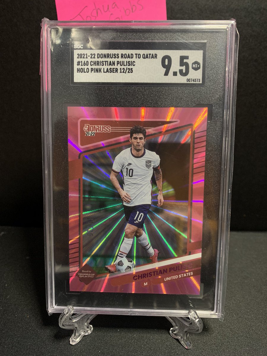 FullServBreaks's tweet photo. @HiveCards @NoFloCards @PapayonTrading @CardsEnzo 21-22 Donruss RTQ Pulisic Pink Laser /25 $315 Shipped in US
2020 George Russell $85 Shipped in US https://t.co/WNyYz0fiZo