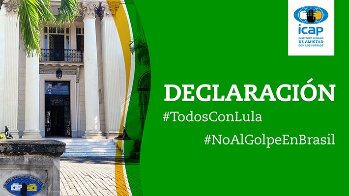 El #ICAP condena enérgicamente el intento de golpe de estado en Brasil al presidente Luis Ignacio Lula Da Silva, acometido por grupos de la ultraderecha fascista bolsonaristas que asaltaron las instituciones de poderes en el distrito Federal de Brasilia. 

#NoAlGolpeEnBrasil