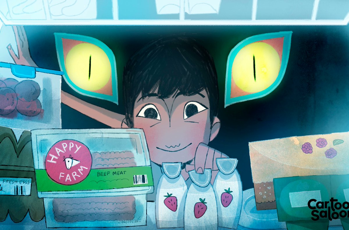 ani_obsessive's tweet photo. Concept art by Maria Pareja for There's a Monster in My Kitchen (2020), dir. Tomm Moore and Fabian Erlinghäuser, Cartoon Saloon https://t.co/xRtDN20Wlv