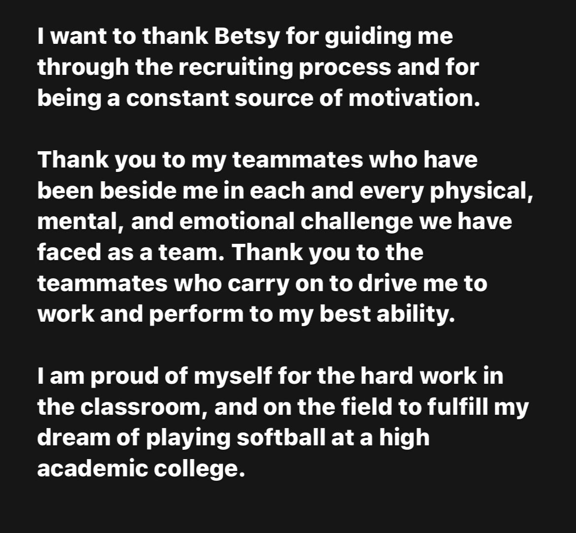 B_Bailey2024's tweet photo. I’m so excited to announce I will be continuing my academic and athletic career at  @dartmouth College!! 

@IHartFastpitch @Los_Stuff @SBRRetweets @DfwSho @D1Uncommitted @LegacyLegendsS1 @CoastRecruits https://t.co/WL2qTMlpK0