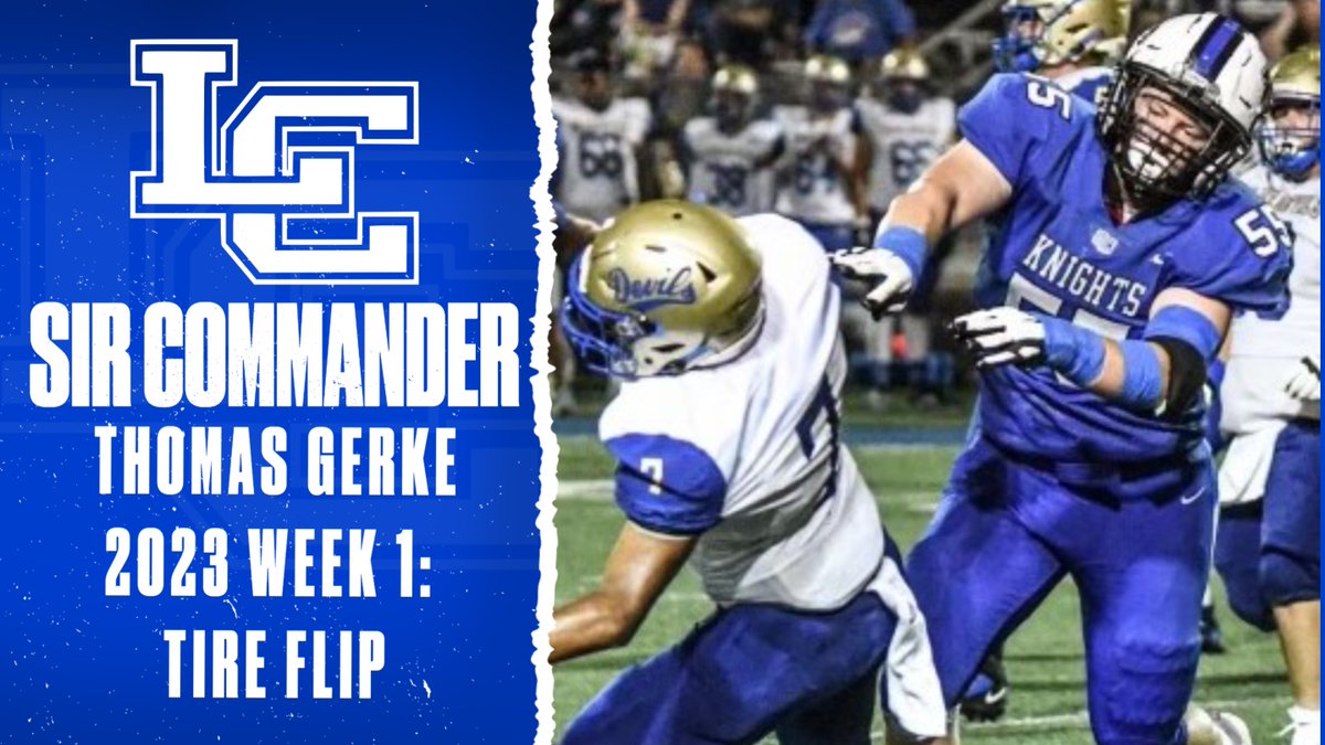 Knights Football (@lexcathfootball) on Twitter photo Week 1 in the books. Our first #SirCommander of the off-season is <a href="/Thomas_Gerke55/">ThomasGerke</a>. Thomas won the Tire Flip competition in 48.41s. #11CKU #HailCatholic Week 1 in the books. Our first #SirCommander of the off-season is <a href="/Thomas_Gerke55/">ThomasGerke</a>. Thomas won the Tire Flip competition in 48.41s. #11CKU #HailCatholic