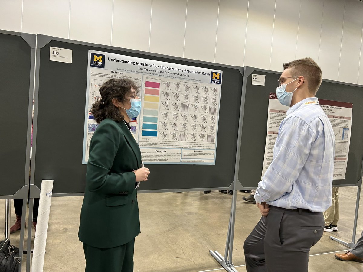 umclasp's tweet photo. Our students have contributed some fascinating research to the 103rd American Meteorological Society Annual Meeting! Stop by these poster sessions if you have a chance. 

#AMS2023 #UMClimateSpace https://t.co/7anSno6mdS