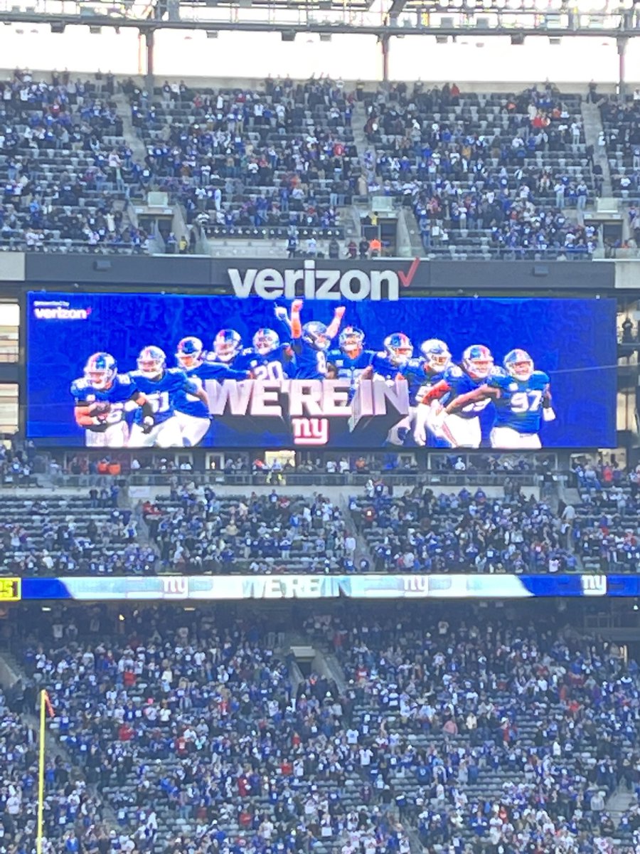 It’s been awhile since we can say this.  Go Gmen!