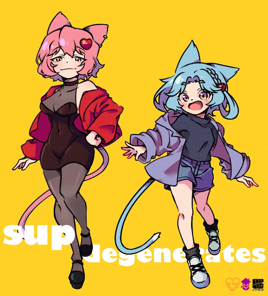 BraveHero96 on Twitter "RT Mii_Time_ Yo these catgirls have drip 😤🔥"