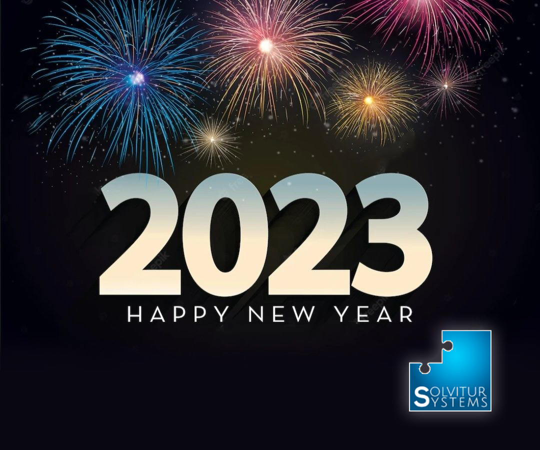 Solvitursystems's tweet photo. New Year, New Opportunities, New Beginnings. We wish all our clients, colleagues, partners, and friends a happy and healthy New Year! #HappyNewYear https://t.co/mJCzKJabss