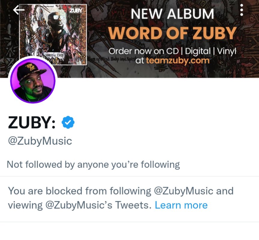 Stuffedlyons's tweet image. #zuby blocked me, love the preach free speech yet can&apos;t handle &quot; free speech &quot; I didn&apos;t even insult him just questioned an interview he did with Andrew Tate. When your whole persona is based on your politics like this guy then that is all that defines you, very sad.