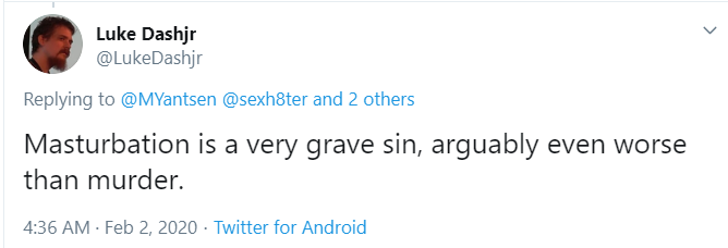 inversebrah's tweet photo. member wen he said hed strongly consider tryina conpromise le bits Coin code base if it was asked by religious leaders lmwo (cant yet find dem screenshods smw)

luke is built very different iwo https://t.co/TTB46QajYz
