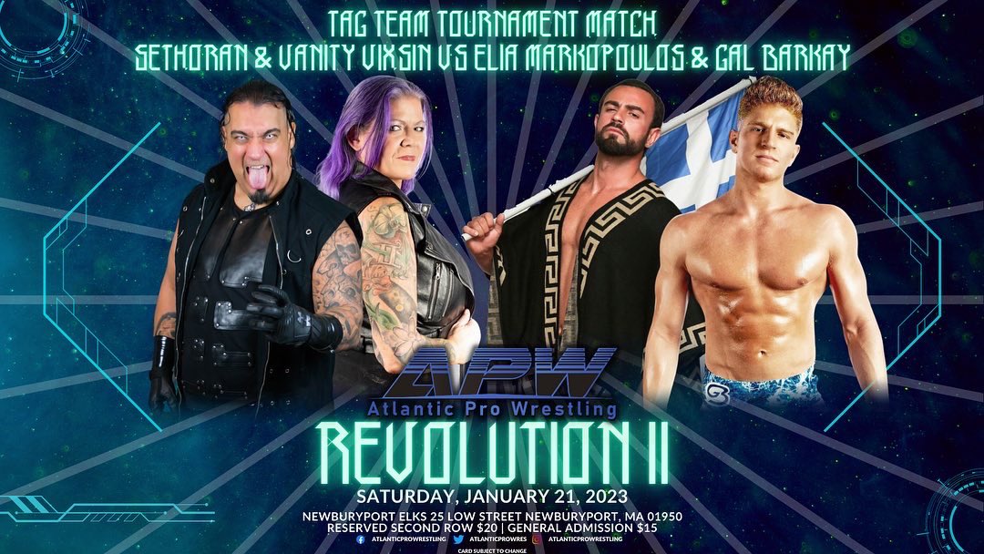 Atlantic Pro Wrestling on Twitter "APW TAG TEAM TOURNAMENT Saturday, January 21st Newburyport