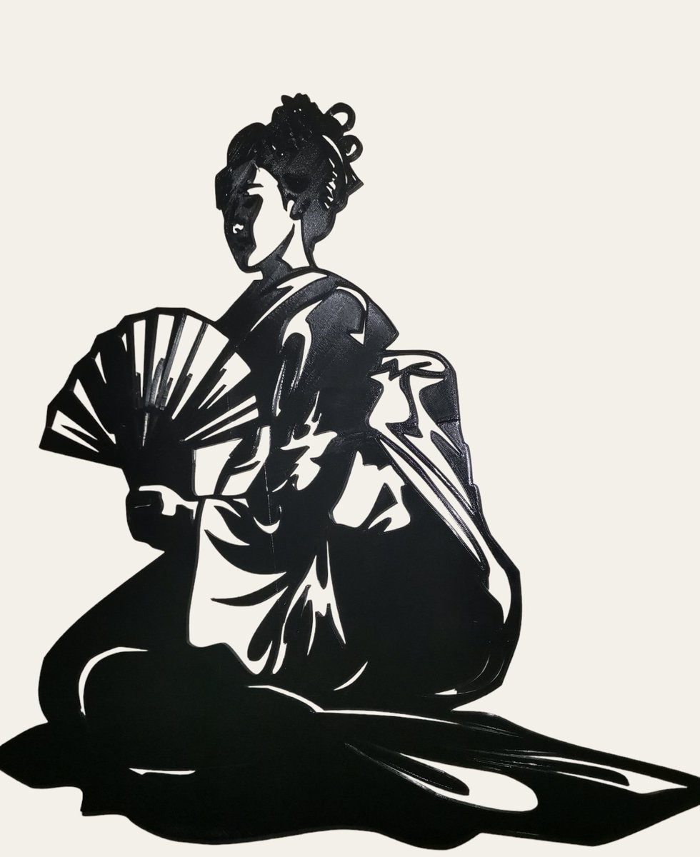 Estudio_Geek_3D's tweet photo. Cuadro en color negro de una geisha 🎎🎴 Te interesa tener también tu cuadro, mándanos un DM! Hay de muchas tipos 😁#regalos #impresion3d #impresoras3d #querétaro #mexico #fypシ #parati #printinresin #printin3d #resinart #art #emprendimiento #cuadros #geisha #negocios #decoracion https://t.co/xaaxLb8spz