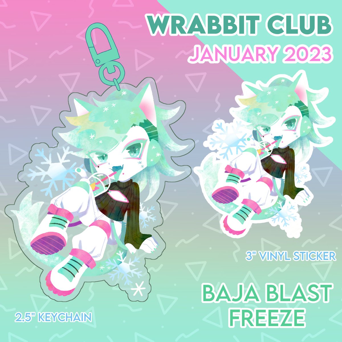 「[WRABBIT  JANUARY 2023] - BB FreezeDurin」|wrabbit @ KONPEITO PLUSHIE OPEN!!!のイラスト