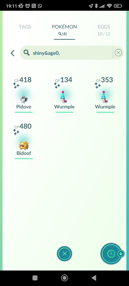 Sterniskin691's tweet photo. What a good start of the new Year🥰❤️

#PokeminGo #ShinyHunt #RaidHundo https://t.co/0zHNcO8t4d