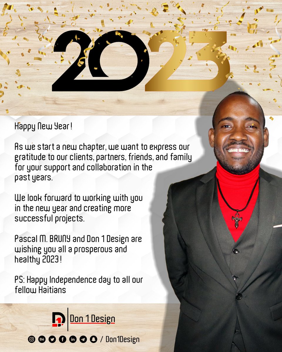Don1Design's tweet photo. Happy new year! 
Bonne année! https://t.co/nNQ3JkIHOX