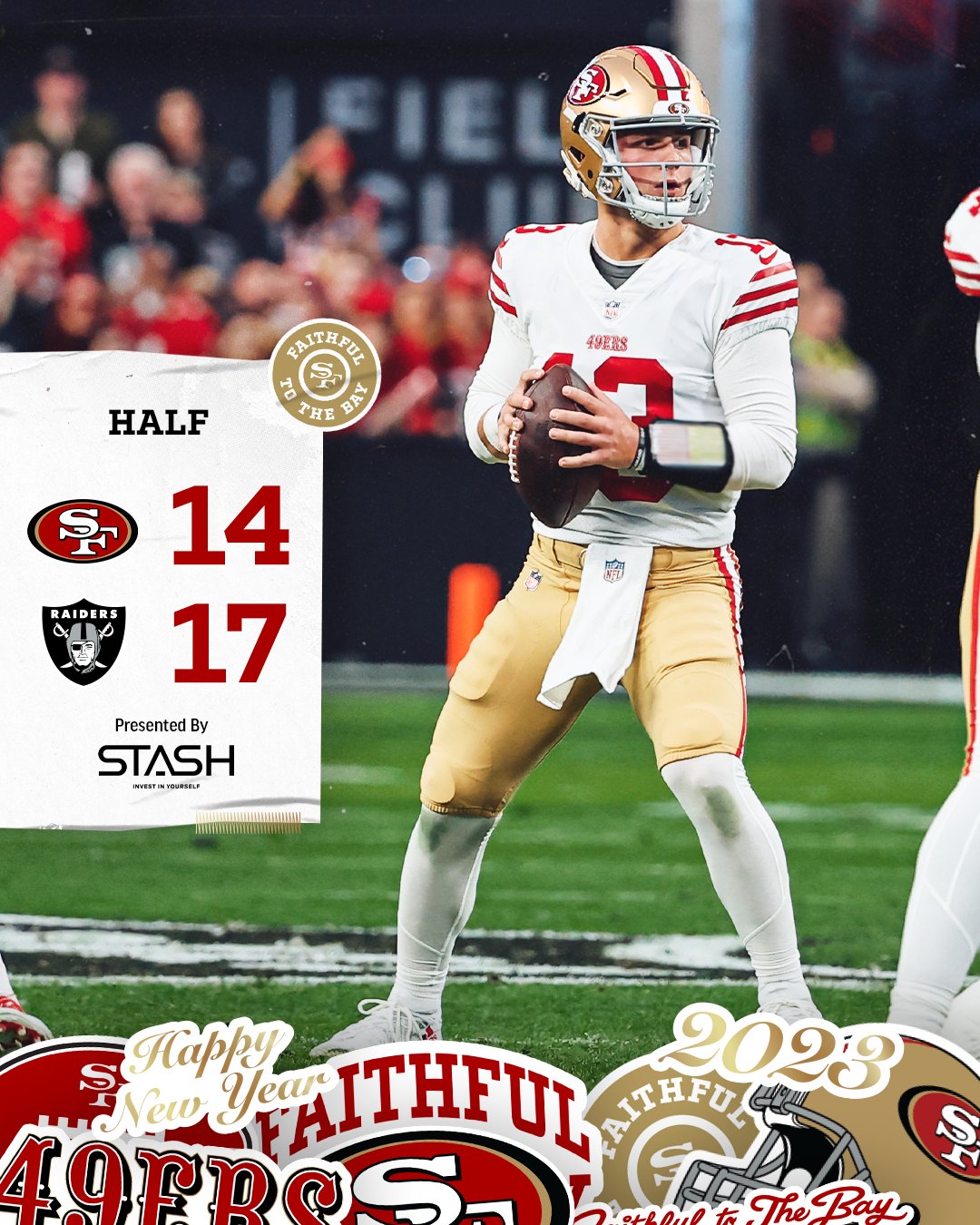 San Francisco 49ers on Twitter "Halftime from SFvsLV. https//t.co