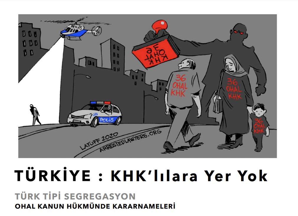 ArrestedLawyers's tweet photo. Rapor: KHK’lılara Yer Yok
OHAL KHK'ları: Türk Tipi Segregasyon
https://t.co/xDJUp6hHvP https://t.co/WUweHwIrV8