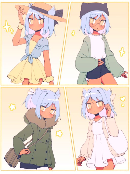 lil muni fashion show comic (commission from her community) love her 💙🪲 