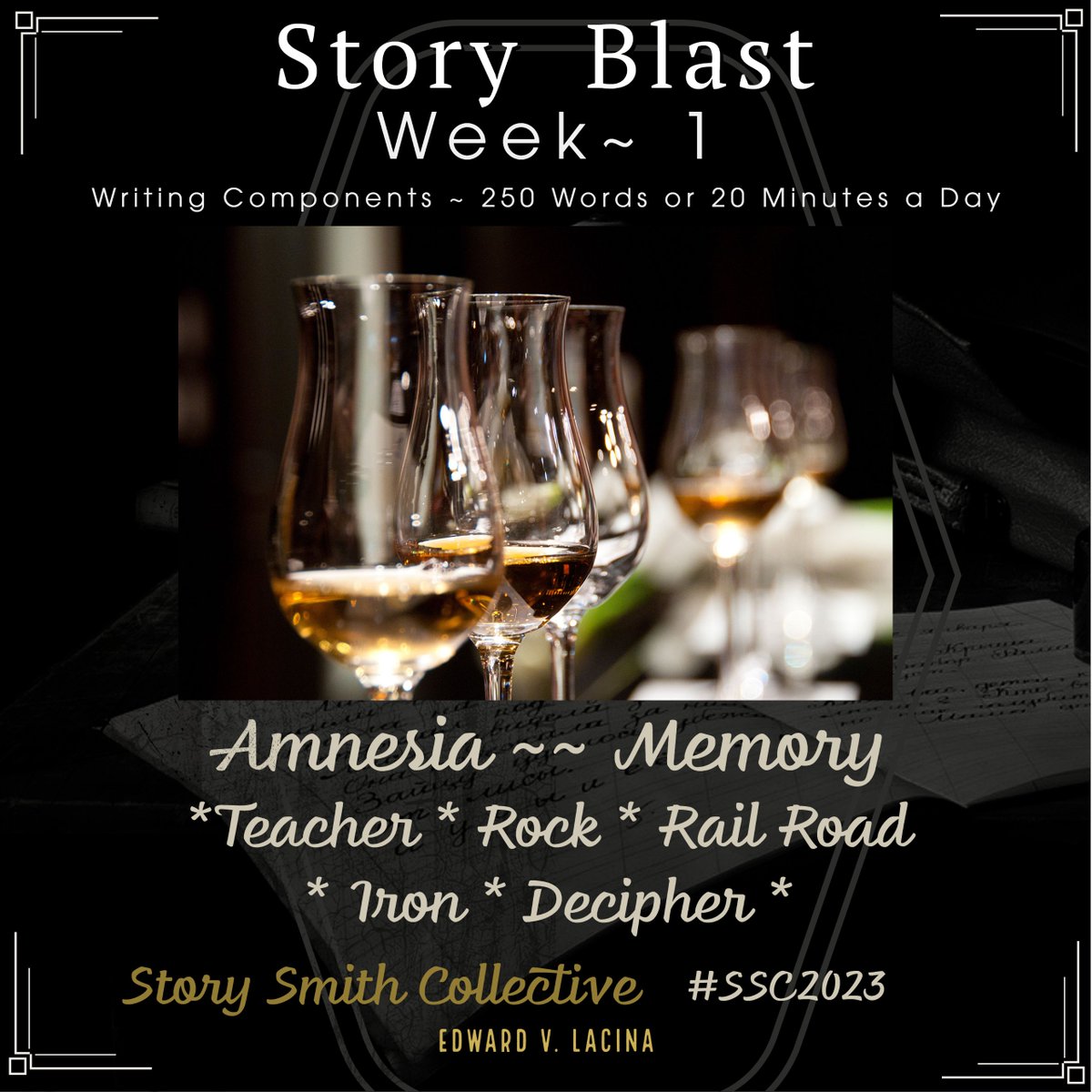 Every Week this year, a new Story Blast to consistently write.
#SSC2023
.#writingcommunity #writingprompt #writing #amwriting #250wordsaday #storysmithcollective #storyteller #apiringwriter #screenwritingtips #dejavoodoosllc #storyblast #aspiringscreenwriting #bingeandpurge