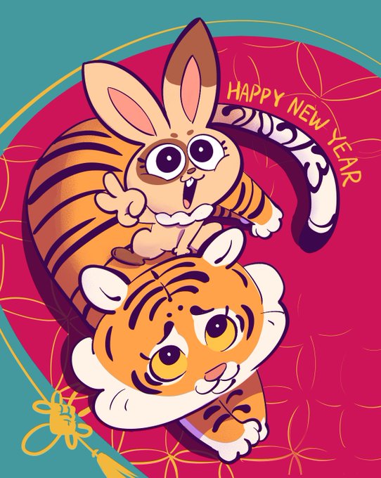 「new year tiger」 illustration images(Latest)
