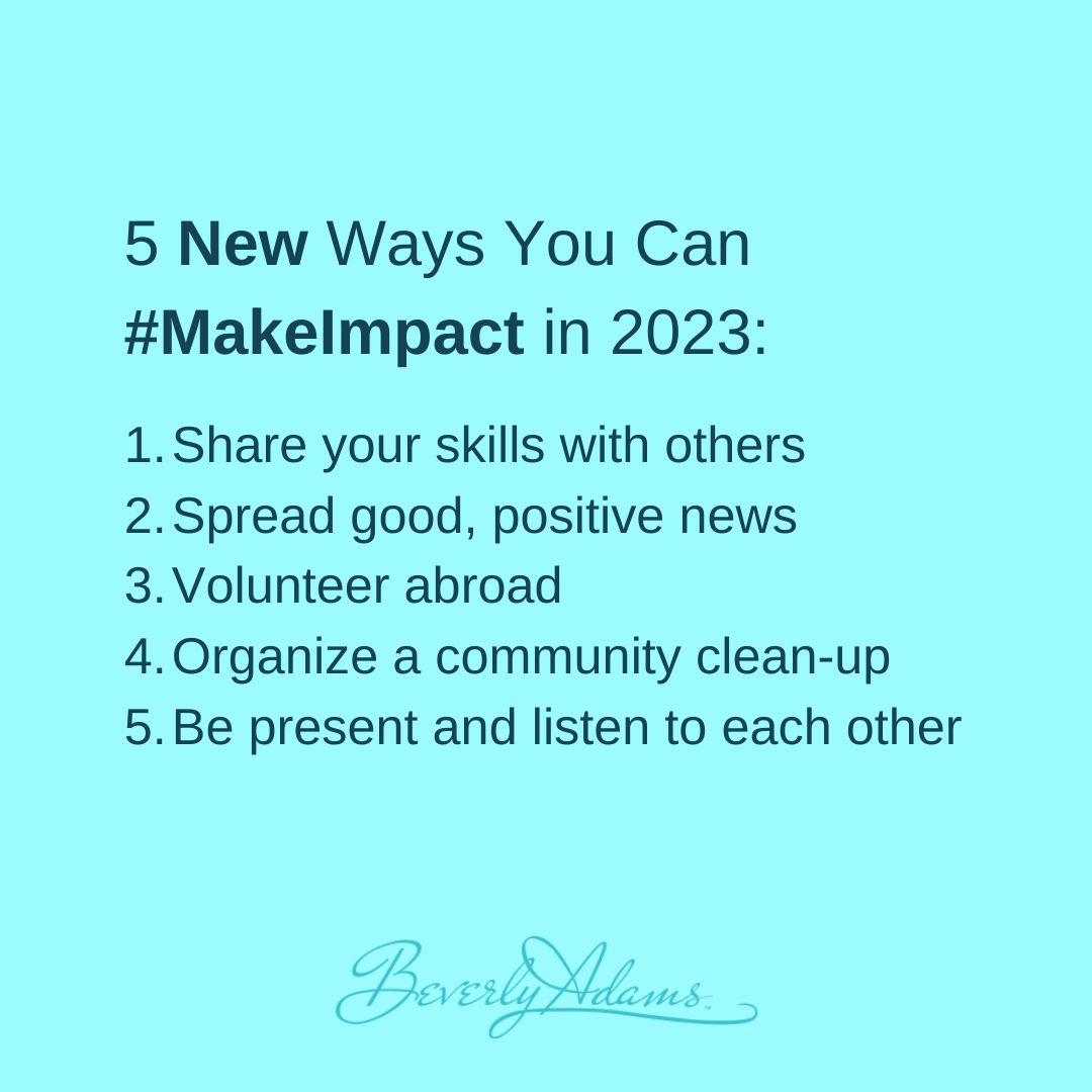 beverlyadams's tweet image. #HappyNewYear! 🎊 It’s a brand new year to discover new ways to #MakeImpact in your community. What can you add to the list?👇

#everydayphilanthropy