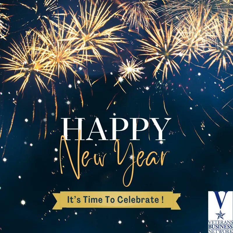 VeteransBizNet's tweet photo. Happy New Year!  We hope you have an amazing 2023! #VBN #servingthosewhoserve #militaryspouse #veteransbusinessnetwork #veterans https://t.co/8tOSMBz5Mh
