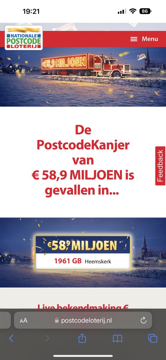 DavydeBie's tweet photo. @PatrickvdBz @PostcodeLoterij https://t.co/cnroCrW30Q
