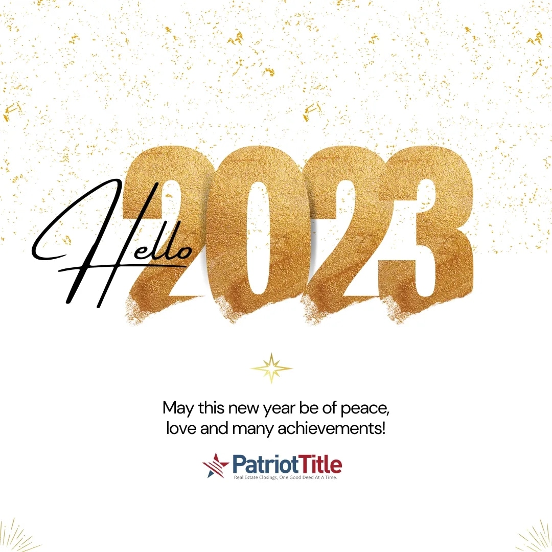 patriottitleco's tweet image. Working with you since day one has been an honor, and we plan to continue the tradition of putting you first this year.💯

Happy New Year, and we can't wait to begin this year with you in it! 🥂

#patriottitletx #happynewyear #newyear #2023 #realestate #businessindustry
