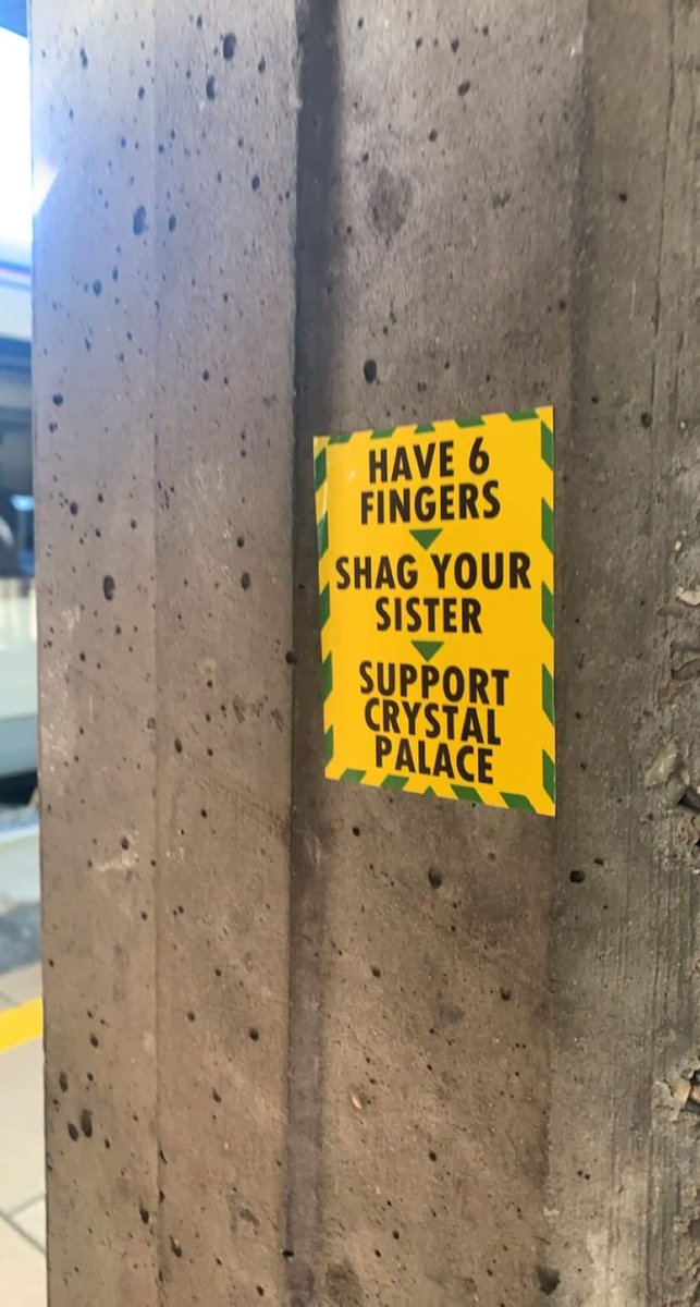 away_ends's tweet photo. Charlton Athletic Sticker At Portsmouth Today... 

(#)- #cafc | #Pompey | #CPFC https://t.co/V8scPRIyRG