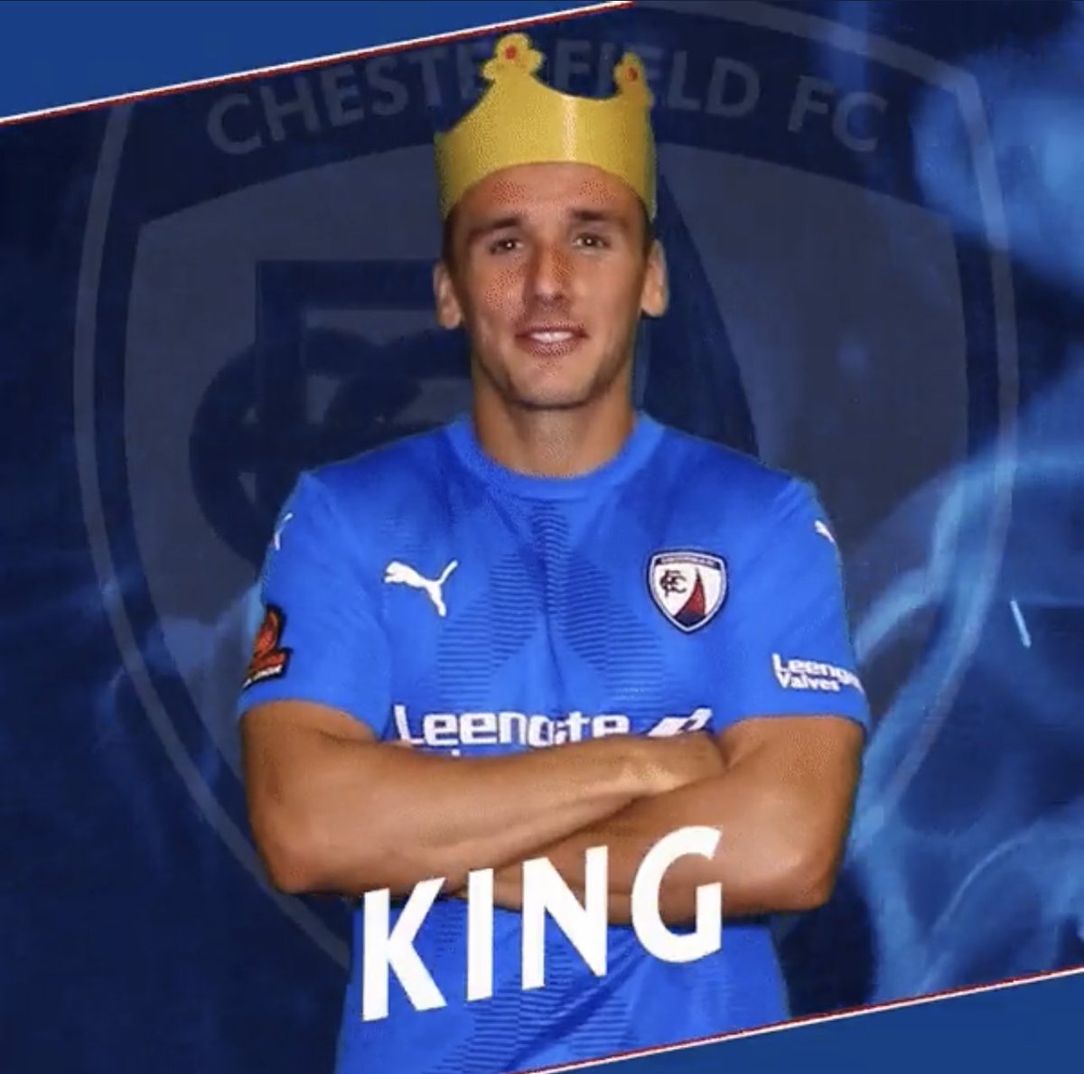 DeejOldaker's tweet photo. Happy new year💙 @ChesterfieldFC https://t.co/dBPaO6Do2k