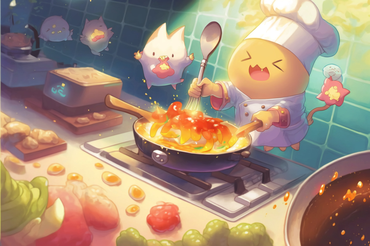 BunmartServices's tweet photo. Preparing a delicious food #オリジナル #Art #Food #AI #AIart #nijijourney #illustration https://t.co/aTj0N9LzxZ https://t.co/CJCEbDO3Gb