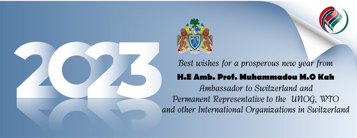 mkah's tweet photo. Wishing for all a Happy New Year-2023,with The Almightyβs Blessings. wishing you #UniversalPeace, #ExcellentHealth, #Happiness #Love, #Success, #Harmony, #Altruism #Hope, #Serenity, #Contentment #LongHealthy #FulfilledLife. @GMGenevaMission @OfficialMofa @Presidency_GMB https://t.co/83y4BZGOk1
