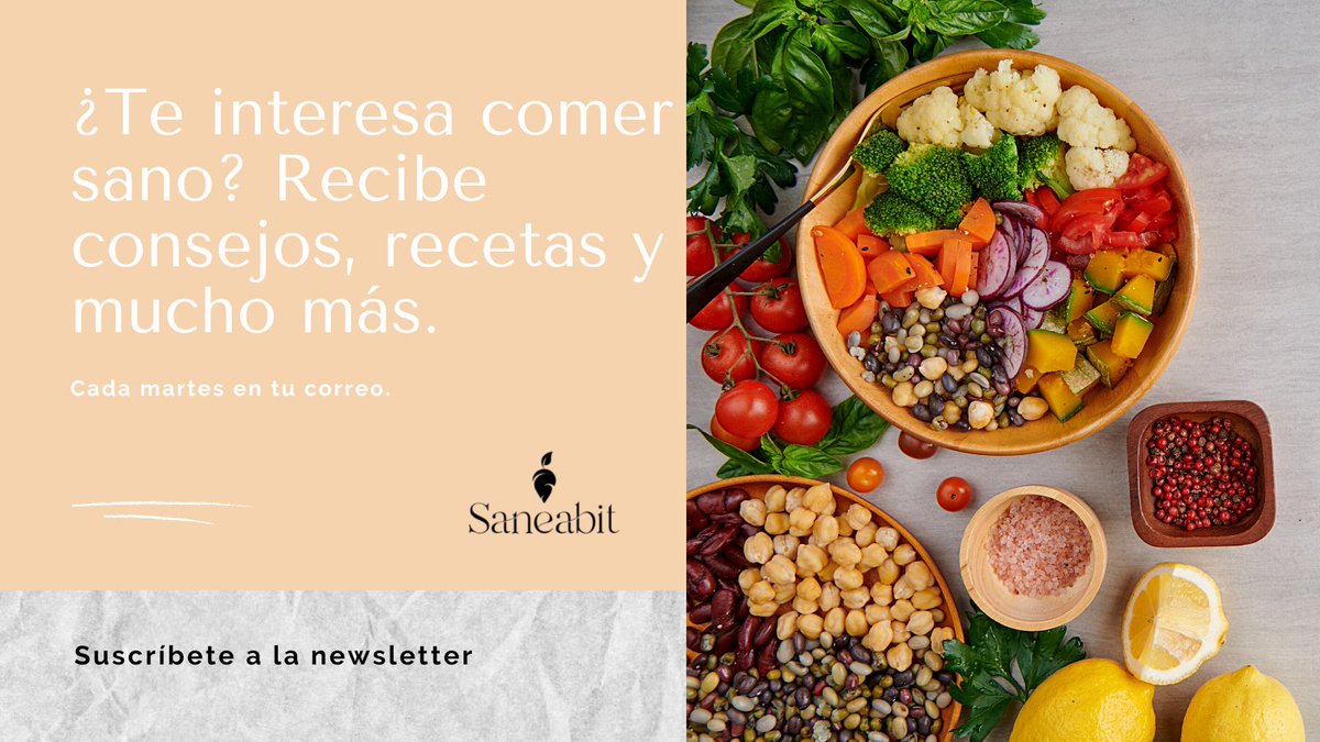 Saneabitbcn's tweet photo. ¿Te has propuesto cuidar tu alimentación? Si quieres estar informad@ con consejos y recetas te animo a formar parte de la newsletter. #newsletter #alimentacion #salud #habitos 

Suscríbete aquí: https://t.co/NPCwXTL0um https://t.co/3e54BXQ4Ik