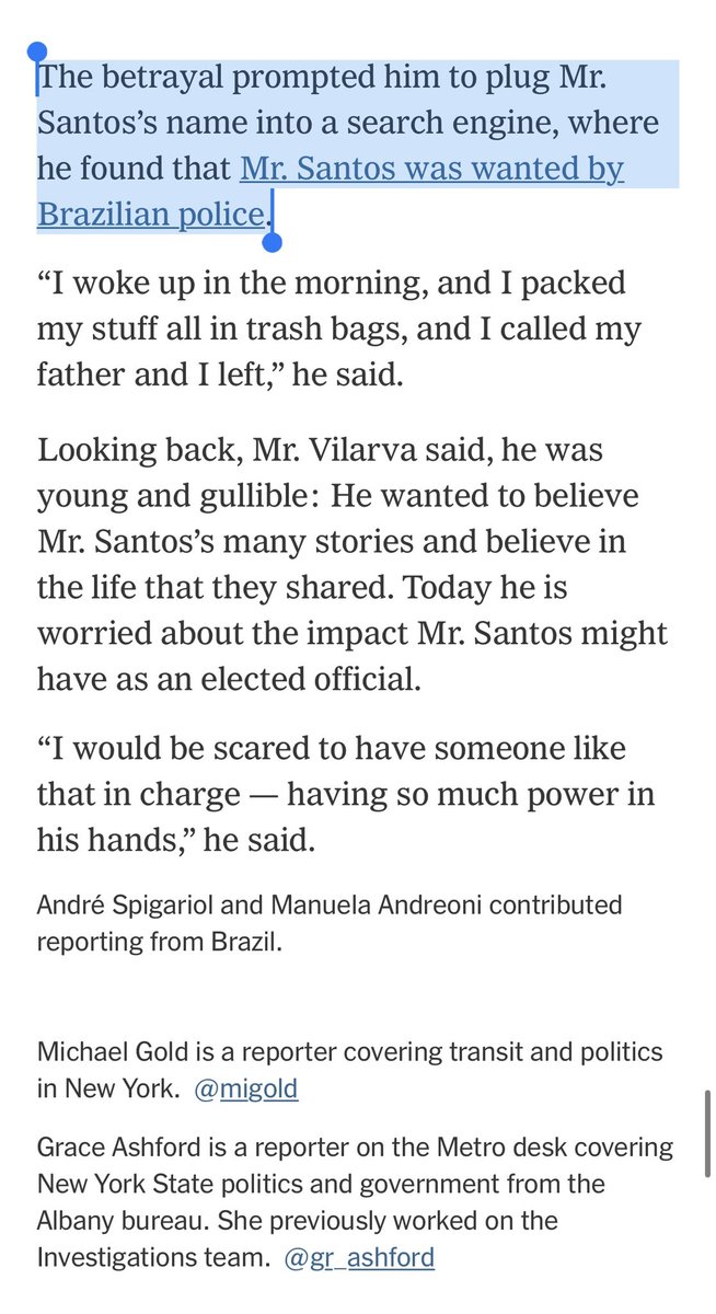 I don’t know what’s more ridiculous: that George Santos surprised his boyfriend with non-existent tickets to Hawaii and then stole his cell phone, or that an 18-year-old was able to quickly discover Santos was wanted by Brazilian police using a search engine.