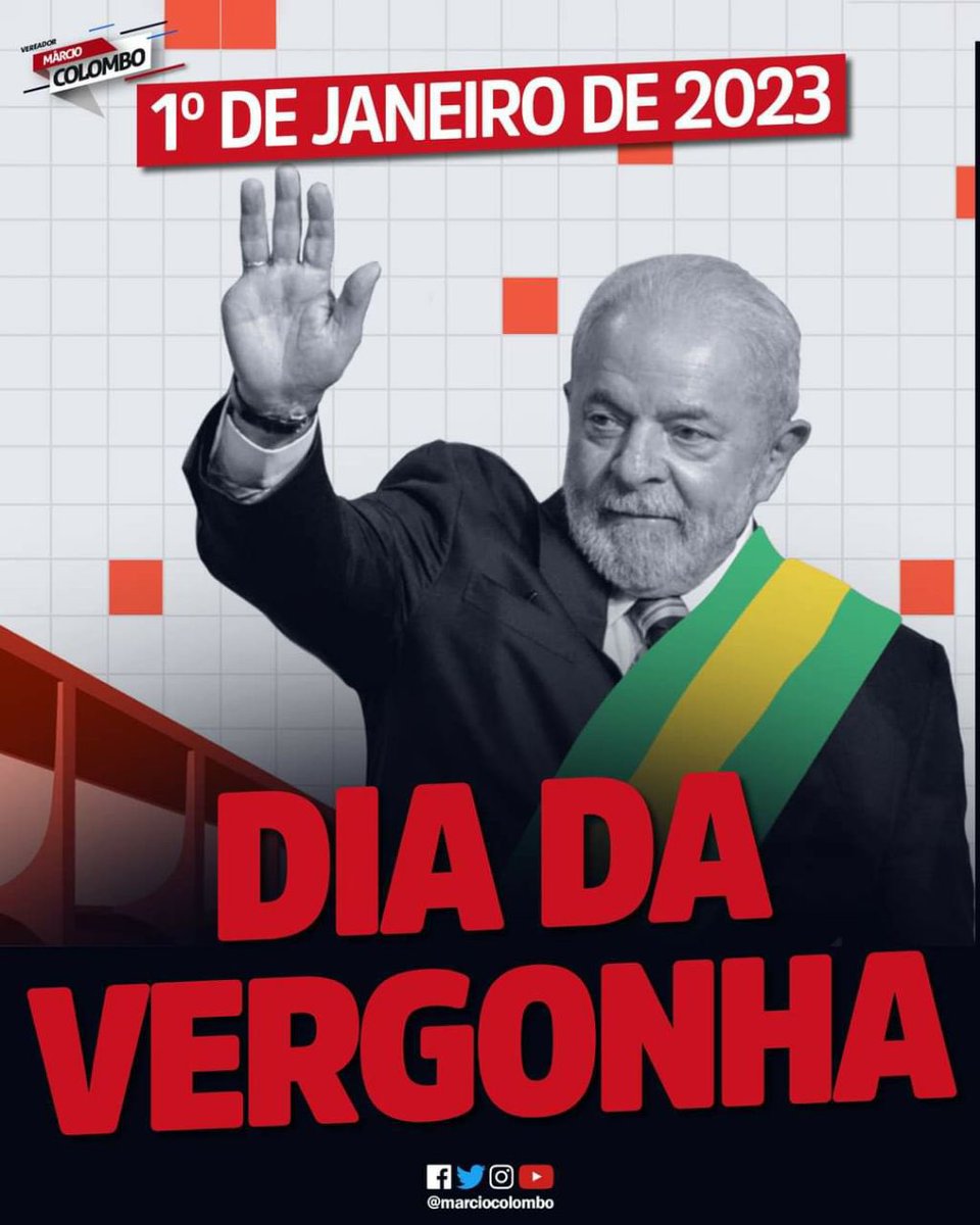 #LulaVergonhaNacional não me representa.