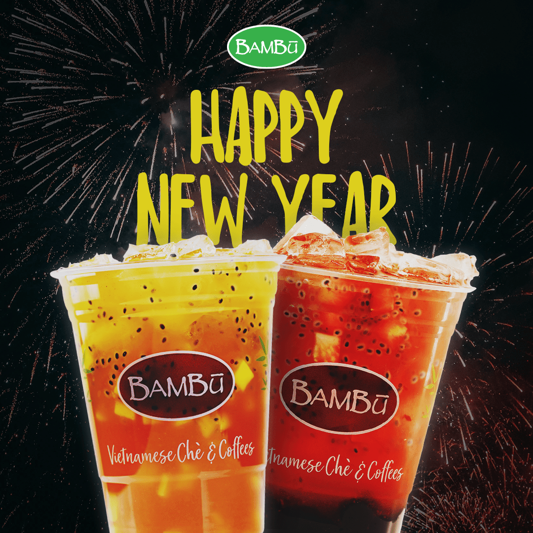 IN CONSTRUCTION, COMING SOON!

Happy New Year 2023! My new year resolution is to try all Bambu drinks 👌🎇
#boba #che #realfruittea #realfruitssmoothies #vietcoffee #bambu #realfruit #milktea #bambudesserts