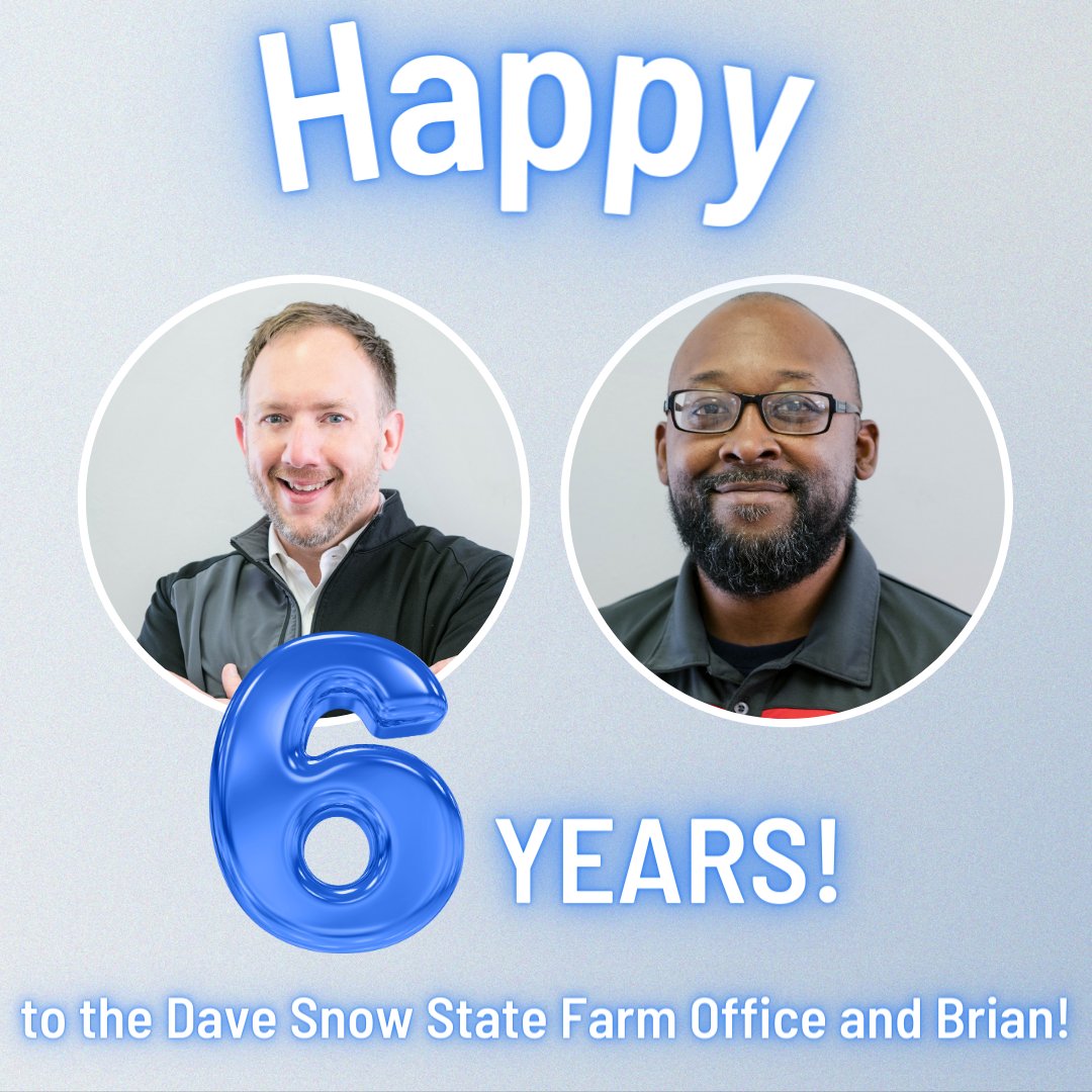 davidsnowSF's tweet image. Brian and the #DaveSnowStateFarm office are celebrating six years today! 🎉 It's been an amazing journey watching our office grow, and we cannot thank our Good Neighbors enough for their support! #OurStateFarm #WorkAnniversary