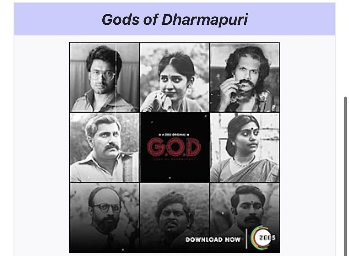 MoonKni10's tweet photo. Eppudo chusa.. Enduko iroju gurtochindi.. Watch this if you haven’t already.. Real life characters ki relate chesukuntaru pakka.. Especially Dramoji.. #GodsOfDharmapuri https://t.co/uCGxAgpcDx